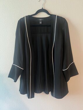 Alfani Black Open-Front Jacket